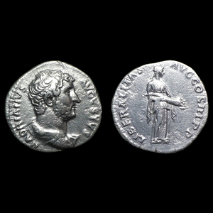 【古代ローマコイン】Hadrian（ハドリアヌス）クリーニング済 シルバーコイン 銀貨 デナリウス(wdPmTMAZY3)