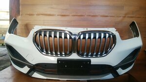 U#989 BMW X1 xdrive18d xLine F48 3DA-AD20 2021年 フロントバンパー LEDフォグ付 300 アルピンホワイト 個人宅宛不可