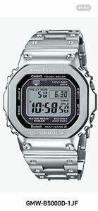 新品未開封　　G-SHOCK GMW-B5000D-1JF タフソーラー 電波受信 電波ソーラー マルチバンド6 Bluetooth対応 フルメタル メタルバンド