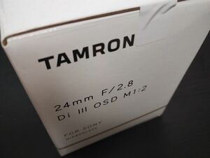[新品・未開封] タムロン 24mm F/2.8 Di III OSD M1:2 （Model F051）ソニーE用