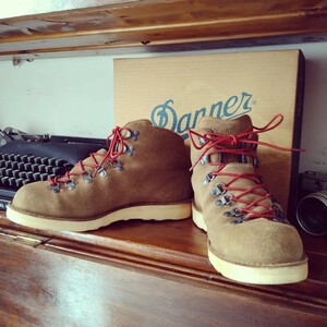 【10EE 箱付 良品 白タグ】Danner ダナー マウンテンライト クリスティ ブーツ 45500X タンスエード ブーツ ゴアテックスGORE-TEX HOPSMORE