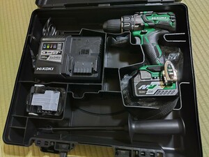 ハイコーキ　ドライバドリル　美品　フルセット　マルチボルト　36V　DS36DA（2XP）　充電器、蓄電池２個、ケース、説明書