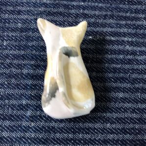 ブローチ 猫 ハンドメイド