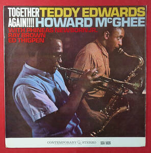 極美! UK Contemporary SCA 5026 初回 Together Again! / Teddy Edwards&Howard Mcghee MAT: 1W/1W