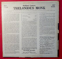 極美! US Riverside RLP 12-226 完全オリジナル Brilliant Corners / Thelonious Monk DG/Whiteレーベル _画像2