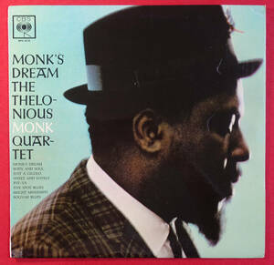 極上品! UK Original 初回 CBS MONO BPG MONK’S DREAM / The Thelonious Monk Quartet MAT: 1L1/2L2