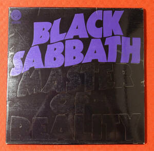 極上品! UK Original 初回 Vertigo 6360050 MASTER OF REALTY / Black Sabbath MAT: 1Y1/2Y1+Poster+完品