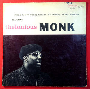 極美! US Prestige PRLP 7053 オリジナル Thelonious Monk self Title Album NYC/DG/RVG