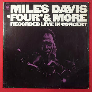 希少! UK CBS MONO BPG 62655 初回 FOUR & MORE / Miles Davis MAT: A1/B1