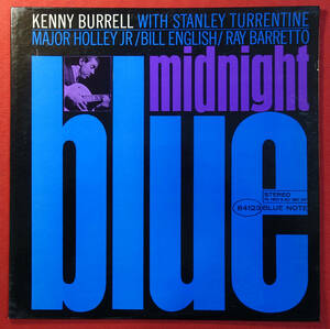 極上品! US BLUE NOTE BST 84123 オリジナル Midnight Blue / Kenny Burrell NYC/RVG/EAR 