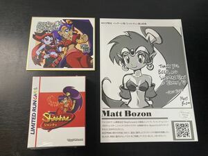 ゲームボーイ シャンティ 日本限定版 ジャケット 特典色紙 シート付 新品未開封 Shantae Limited Run Games Wayforward 北米版 海外 Switch