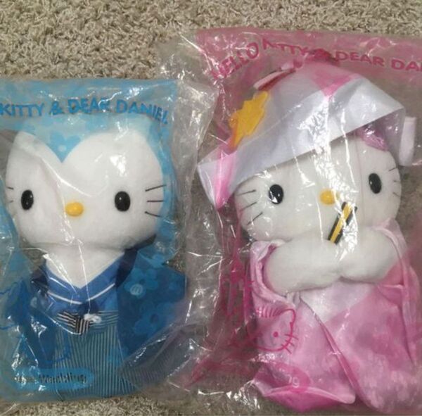 ハローキティダニエル 和装ウェディングぬいぐるみ