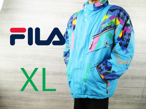 FILA●フィラ＜ビッグサイズ・ヴィンテージ・イタリア代表・スキーウエア＞●M1661y