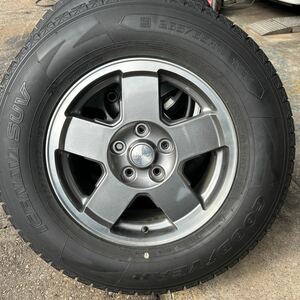 Jeep ジープ ラングラー クライスラー 純正アルミPCD127 265/65R17 4本セット