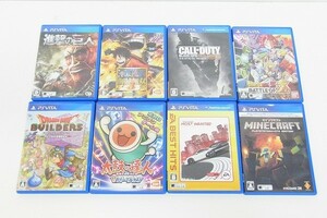 L142-N37-107 playstation VITA PSVITA プレイステーションビータ ゲームソフト 8点 まとめ セット 現状品⑧