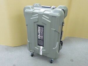 K042-S3-12708■ PROTEX プロテックス スーツケース キャリーケース ハードケース 4輪 大型 グレー 外寸85×54×38cm 現状品①
