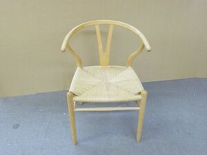 K097-N37-54■ CARL HANSEN & SON カールハンセン＆サン CH24 ワイチェア ダイニングチェア 北欧家具 ハンス・J・ウェグナー 現状品①