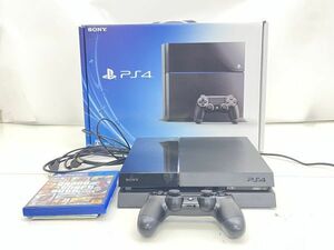 K081-N35-492 SONY ソニー PS4 Playstation プレイステーション CUH-1100A ゲーム機 本体 グラセフ5 コントローラー 現状品②