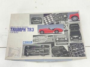 L301-S3-12755 GUNZE SANGYO グンゼ産業 TRIUMPH TR3 トライアンフ 1/24 HIGH TECK MODEL 初版 プラモデル 現状品②