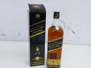 L172-N34-730 未開栓 Johnnie Walker ジョニーウォーカー 黒ラベル 12年 EXTRA SPECIAL スコッチ ウイスキー 1000ml 1L 43% 現状品①