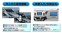 ２ＤＩＮ車載ＤＶＤプレーヤー７インチタッチパネルDVDプレイヤー+4×4フルセグチューナーセット　「D544」_画像3