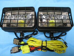 * Cibie CIBIE RECTArektaH4 set / rectangle lamp * Stone guard attaching / new goods top and bottom switch 12V lighting OK / that time thing * rare thing * IPF FET PIAA