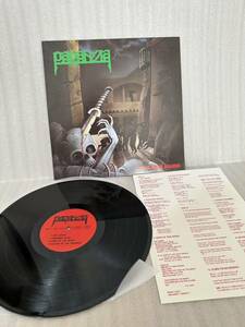 （視聴不可時、着払 返金保証）レコードLP現状品 ジャパメタ PARANOIA / Come From Behind　1987 Heath(X-JAPAN) Nov(AION)在籍バンド