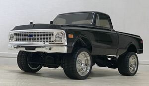  Tamiya CC-02 1972 Chevrolet C10 unrunning full Bear K10 Chevy truck C1500 K1500 high lift scale crawler Ame car tiger  gold 