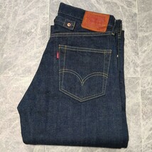 LEVI'S リーバイス 702 XX シンチバック BIG-E 赤耳 デニム パンツ W31 L36 日本製 140周年記念 革パッチ 復刻 ジーンズ ジーパン_画像1