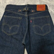 LEVI'S リーバイス 702 XX シンチバック BIG-E 赤耳 デニム パンツ W31 L36 日本製 140周年記念 革パッチ 復刻 ジーンズ ジーパン_画像5