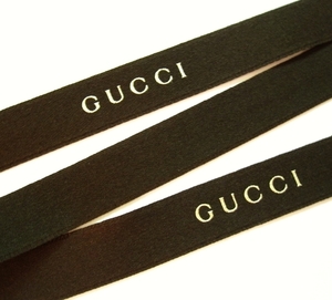 海外正規 新品 グッチ リボン GUCCI ラッピング 100％本物・正規 新品 60m 60メートル 6000cm 非売品