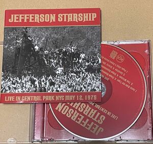 送料込 Jefferson Starship - Live In Central Park NYC May 12, 1975 輸入盤CD2枚組 / RGM0183