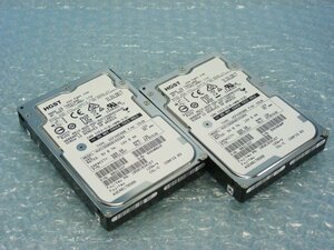 1PBF // 2個セット HGST HUC156060CSS204 600GB 2.5インチ SAS HDD 12Gb 15K(15000)rpm 15mm/A3C40178588//Fujitsu PRIMERGY RX2530 M2取外