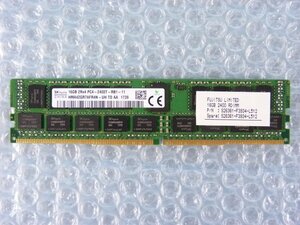 1PBY // 16GB DDR4 19200 PC4-2400T-RB1 Registered RDIMM 2Rx4 HMA42GR7AFR4N-UH S26361-F3934-L512 // Fujitsu PRIMERGY RX2530 M2 取外