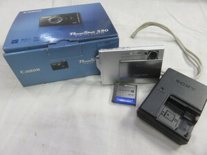 Canon キヤノン PowerShot S90・SONY ソニー Cyber-shot DSC-T7 デジタルカメラ ２個セット