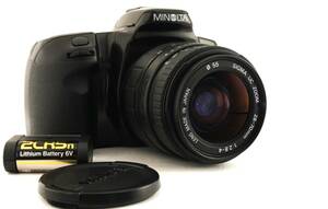 MINOLTA α303si SIGMA UC ZOOM 28-70mm F2.8-4 フィルム一眼レフ オートフォーカス レンズセット 完動品 美品 おまけバッテリー付き BK