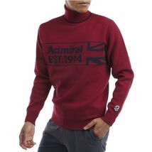 〓★新品タグ付 Admiral GOLF アドミラルゴルフ 蓄熱保温 暖か◎タートルネックセーター/LL 定価16500円〓 _画像1