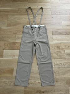 20SS visvim CAMUS BRACES PANTS WD BEIGE 2 サスペンダー パンツ