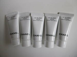 ■②　シャネルCHANEL　ル ブラン セラム HLCS 薬用美白美容液 サンプル5ml×5本　新品　 未使用品　■