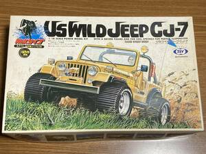 当時もの 希少 マルイ プラモデル 1/18 SCALE 『ＵＳ ワイルドジープ ＣＪ-７』（イボタイヤ使用）