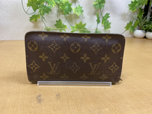 1188-03★LOUIS VUITTON ルイヴィトン LV モノグラム 長財布 ポルトモネ ジップ ラウンドファスナー TH0053★