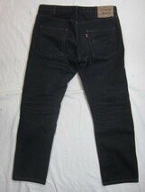 Levis リーバイス LVC 606 BIGE デニムパンツ 後染め黒 W30_画像2