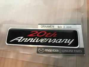 ■■■在庫有 マツダ純正 20th Anniversary 限定 NCEC エンブレム 20周年記念 アニバーサリー オーナメント ロードスター MAZDASPEED④