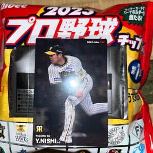阪神　西勇輝　カルビー　2023 プロ野球チップス　代1弾