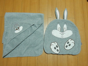  beautiful goods bag sba knee Looney Tunes LOONEY TUNES blanket goods for baby 2WAY gray 