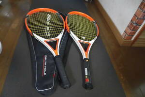  Mizuno tennis racket DE-2 G2 2 pcs set 