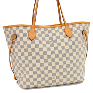 ルイヴィトン ネヴァーフルMM トートバッグ N51107 ダミエアズール アイボリー LOUIS VUITTON Neverfull MM 1点限定