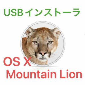 Mac OS X Mountain Lion 10.8.5 インストールUSBメモリ 起動ディスク インストーラー