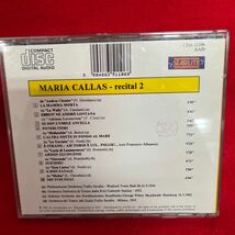 MARIA CALLAS マリアカラス Recital2 CD 輸入盤 (11255E_画像5