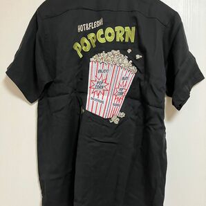 新品　タグ付　ヒューストン　ボーリングシャツ　ヴィンテージ　POPCORN XL アメカジ　オープンカラー